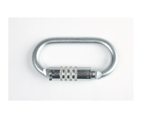 Steel Oval Triple Action Carabiner
