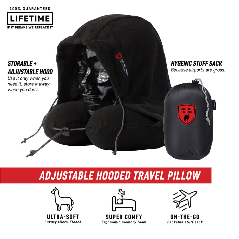 Hooded Neck Travel Pillow